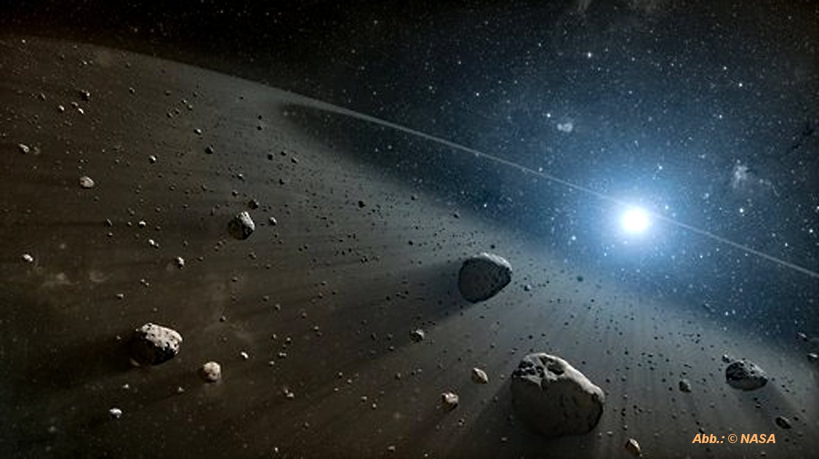 Asteriodengürtel, künstlerische Darstellung, NASA